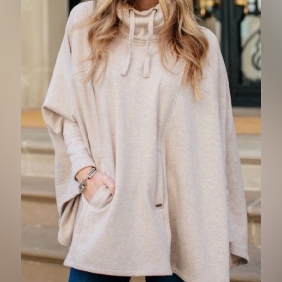 UGG Jackets & Blazers - UGG Cream poncho cape